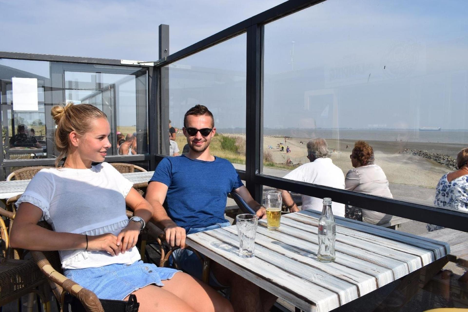 Campingplatz Scheldeoord Zeeland Neben Einem Sandstrand Baarland 外观 照片